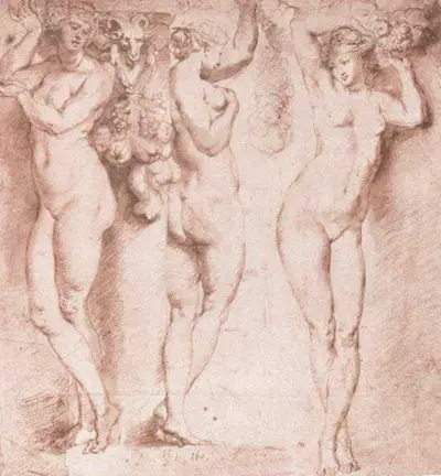 The Three Caryatids Peter Paul Rubens